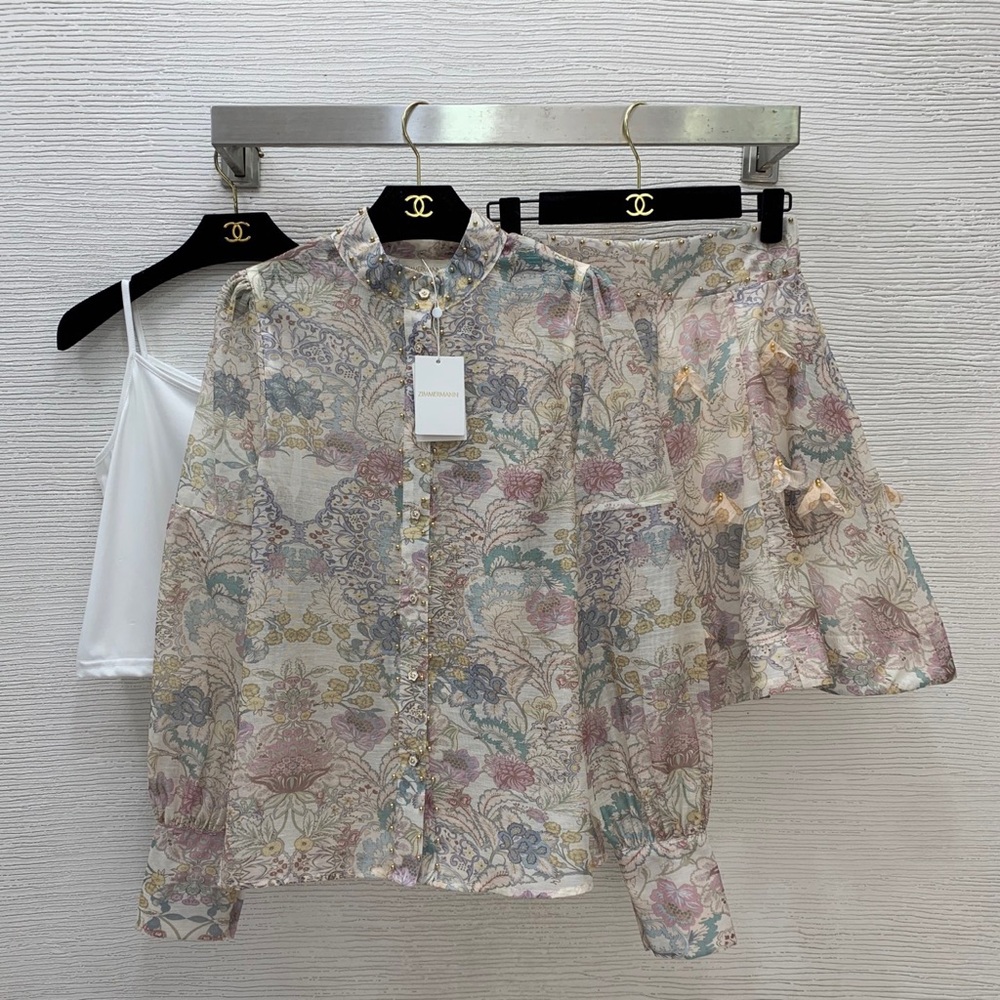 Zimmermann three-piece shirt set